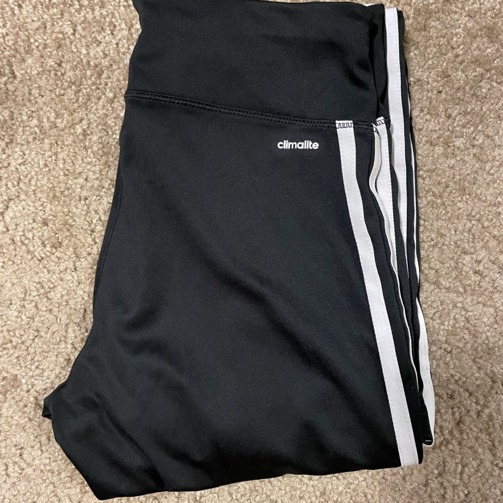Adidas Climalite Classic Black and White Leggings